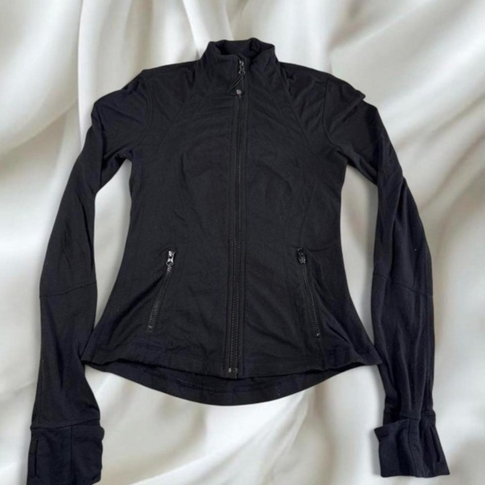 Lululemon black full length define jacket y2k vintage athletic